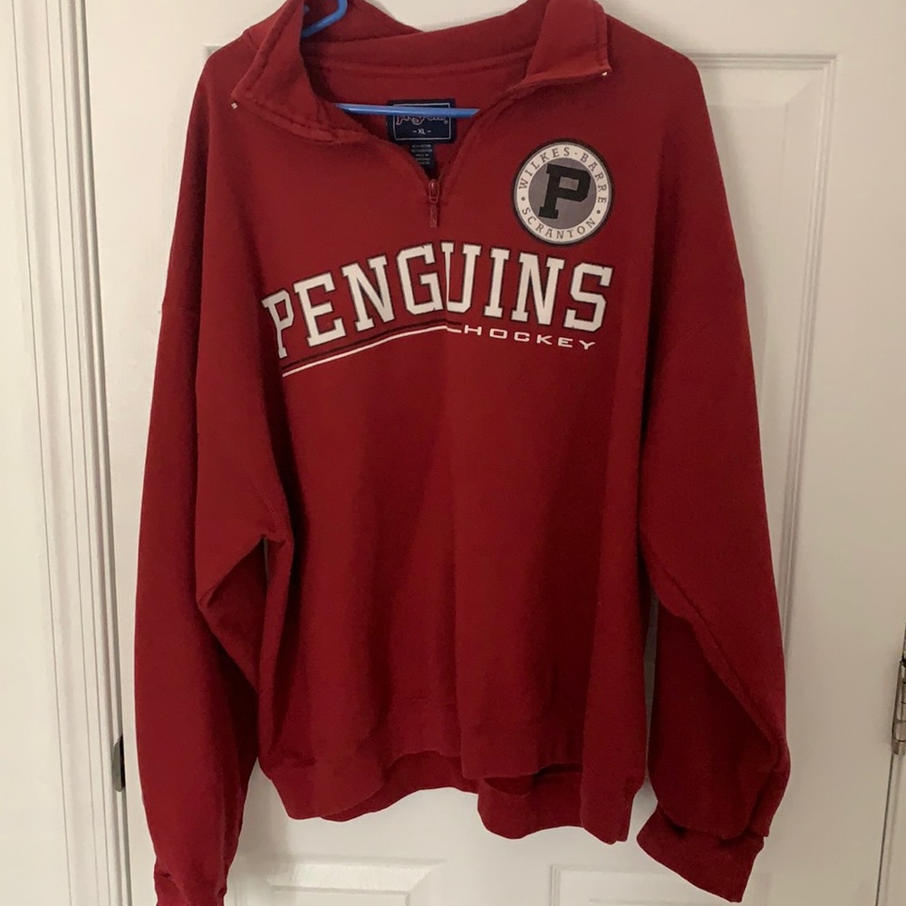 Penguins vintage 1/4 zip